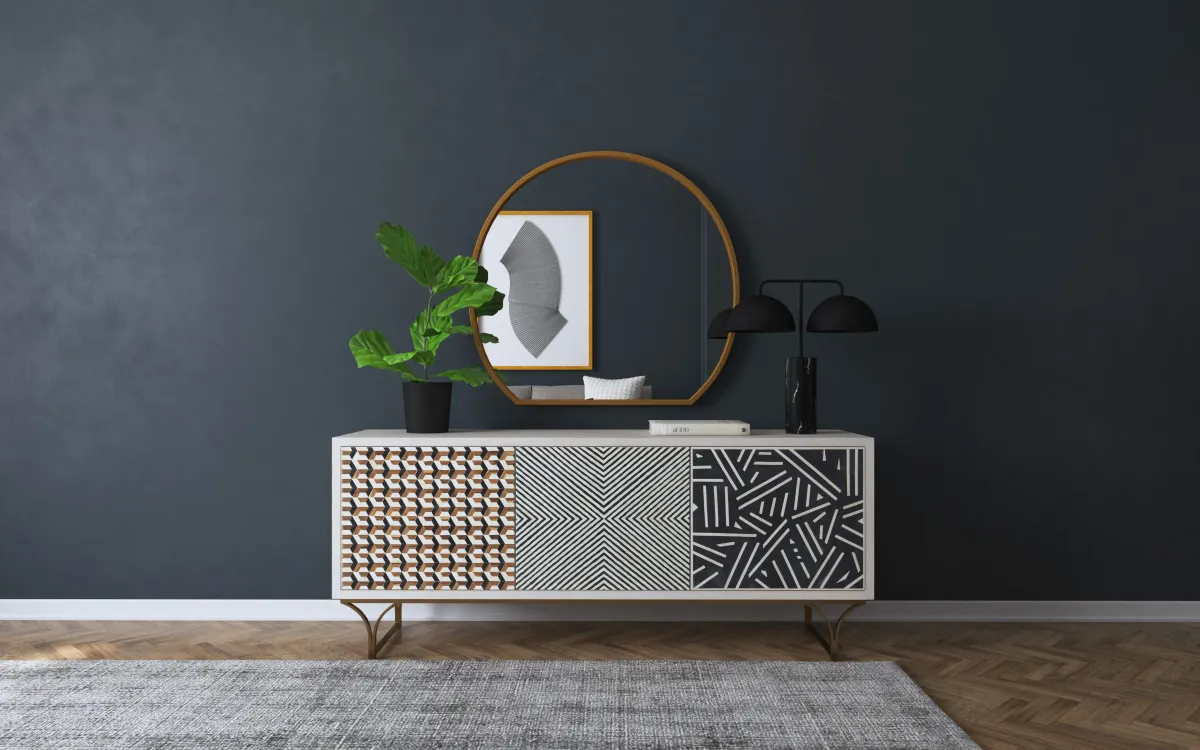 Commerce & Market Jaiden Three Door Credenza