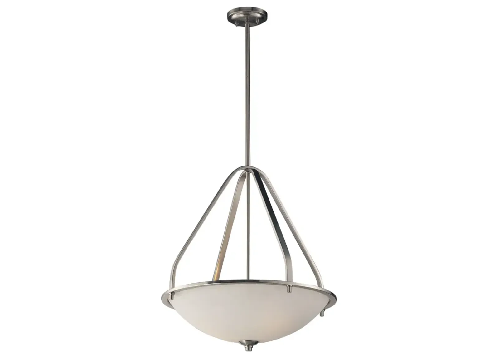 Mayfield 21'' Wide 3-Light Pendant - Brushed Nickel