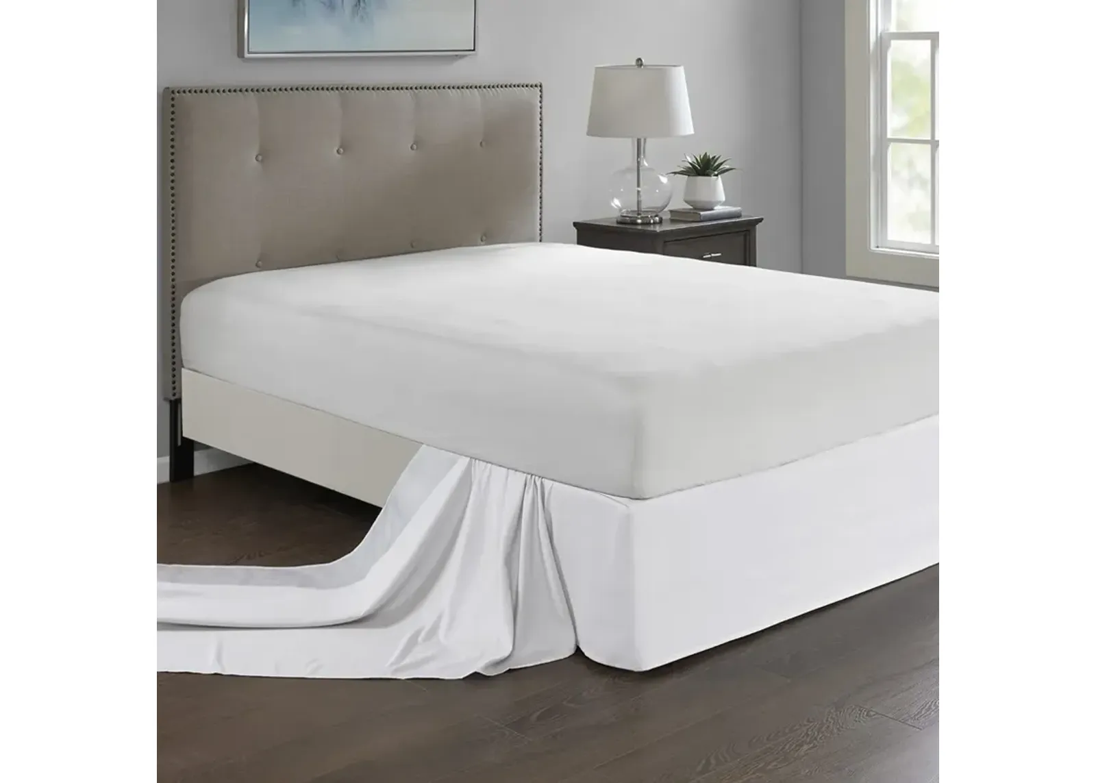 Madison Park Simple Fit Wrap Around Adjustable Bedskirt