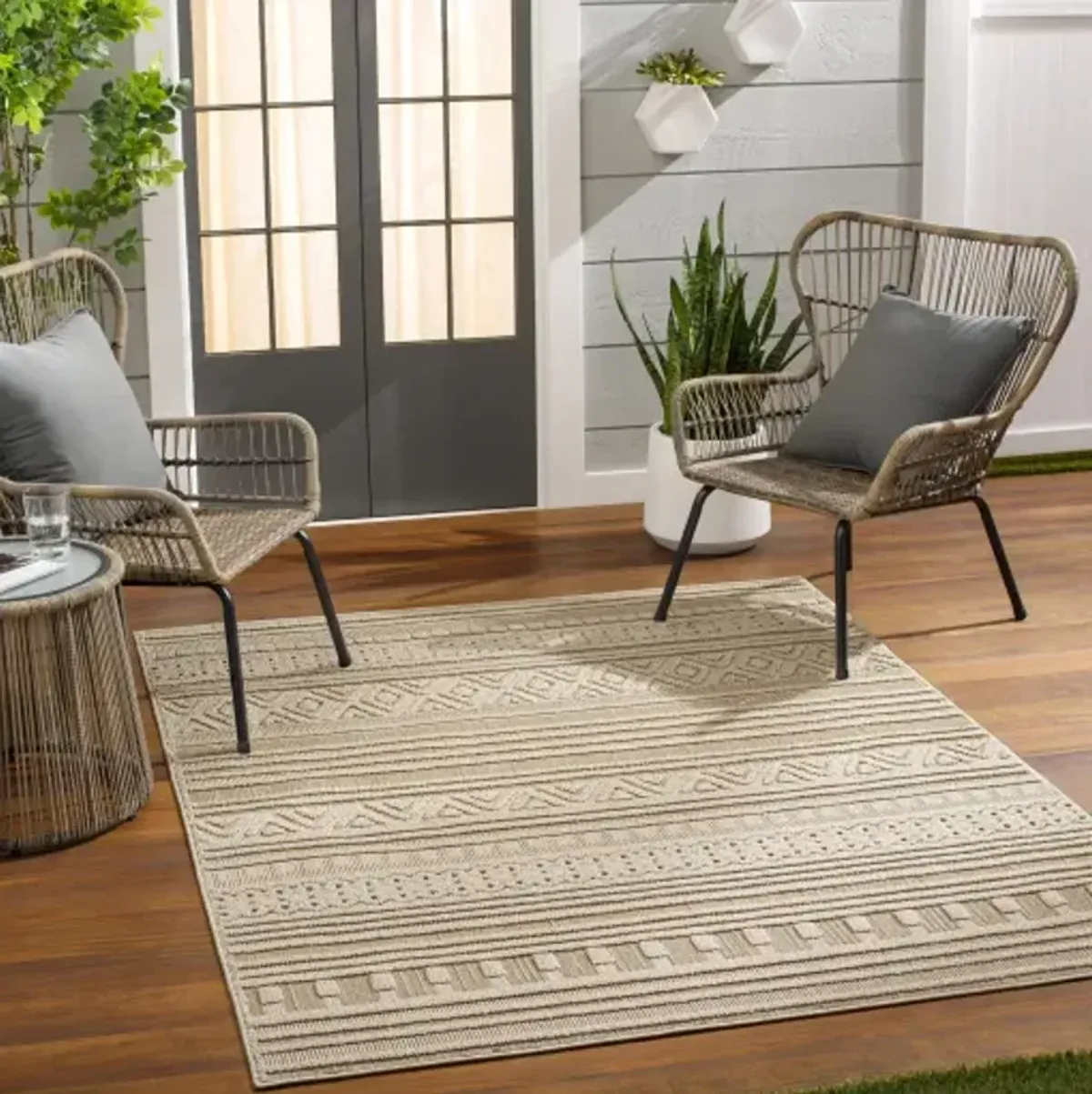 Rockport RPT-2307 2' x 2'11" Machine Woven Rug