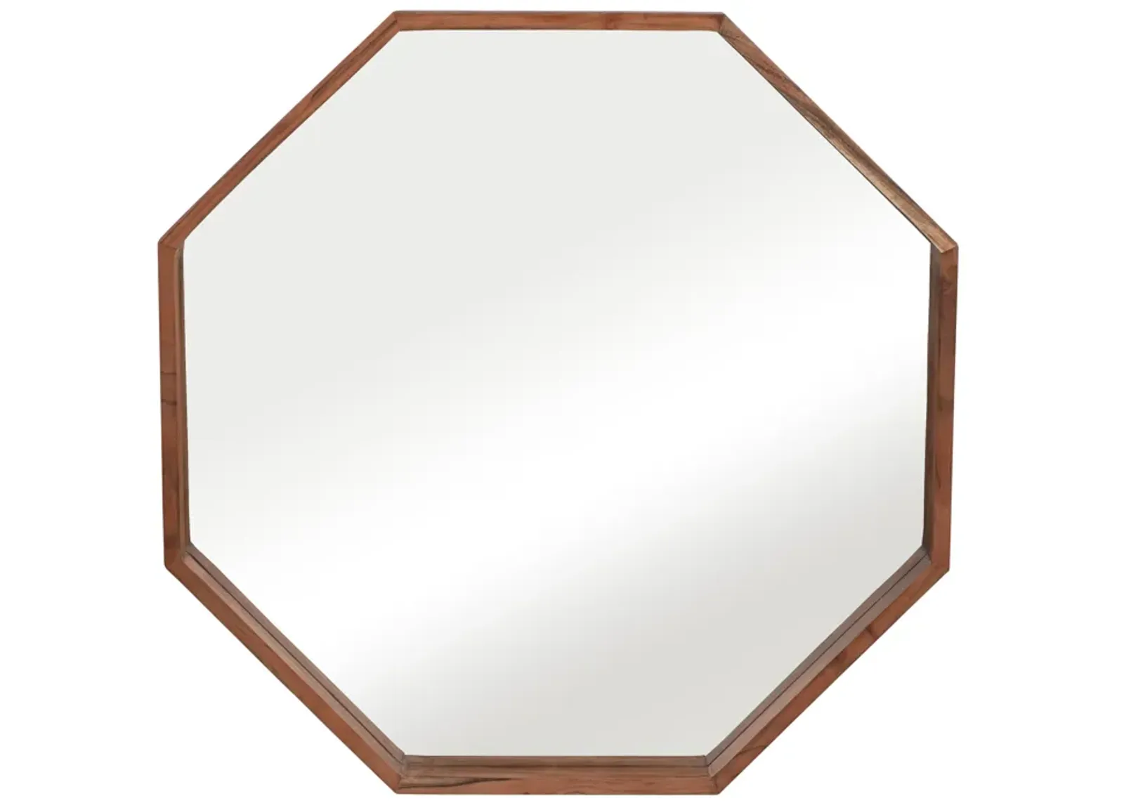 Wood,30x30, Octagon Shaped Mirror,cherry