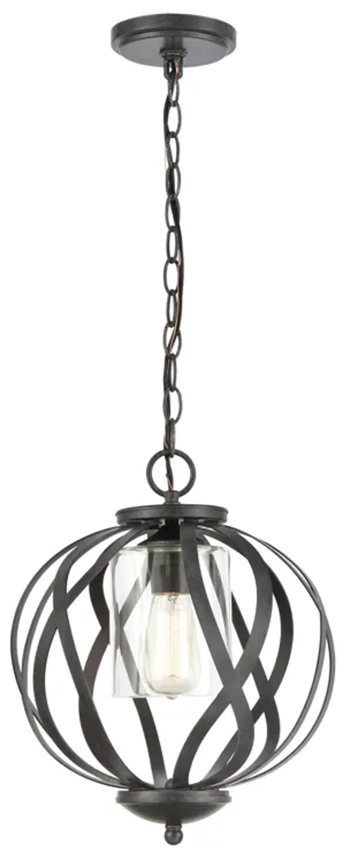 Daisy 12" Wide 4-Light Pendant - Midnight Bronze