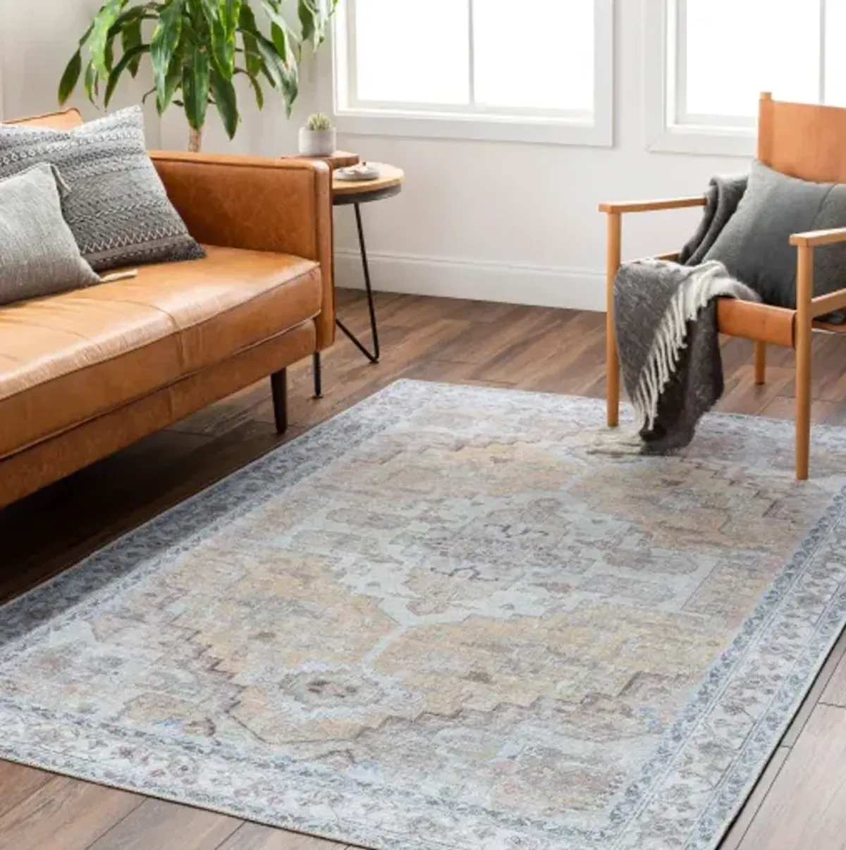 Amelie AML-2373 6'7" x 9' Machine Woven Rug