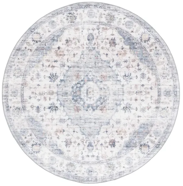ARIZONA 517 LIGHT BLUE  6' x 6' Round Round Rug