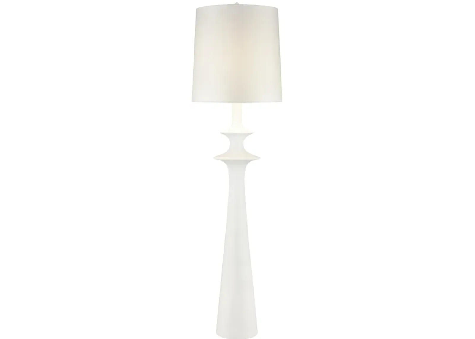 Erica 76'' High 1-Light Floor Lamp - Dry White - Includes LED Bulb