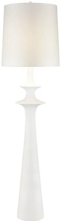 Erica 76'' High 1-Light Floor Lamp - Dry White - Includes LED Bulb