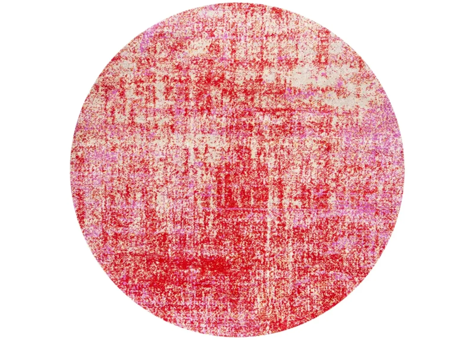 ADIRONDACK 207 RED  8' x 8' Round Round Rug