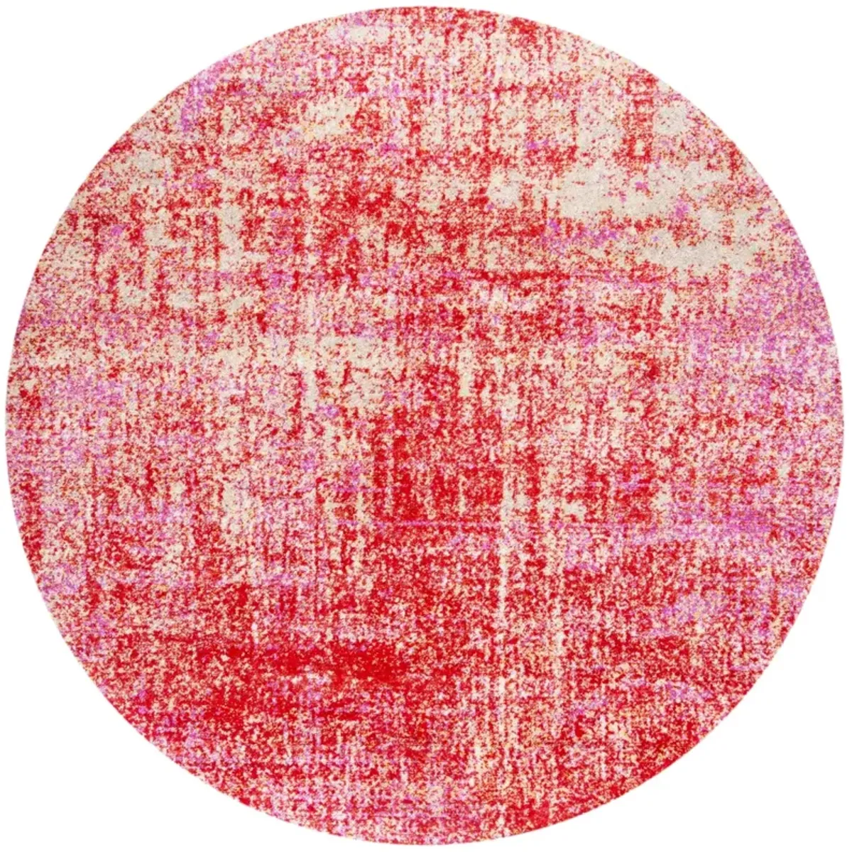 ADIRONDACK 207 RED  8' x 8' Round Round Rug