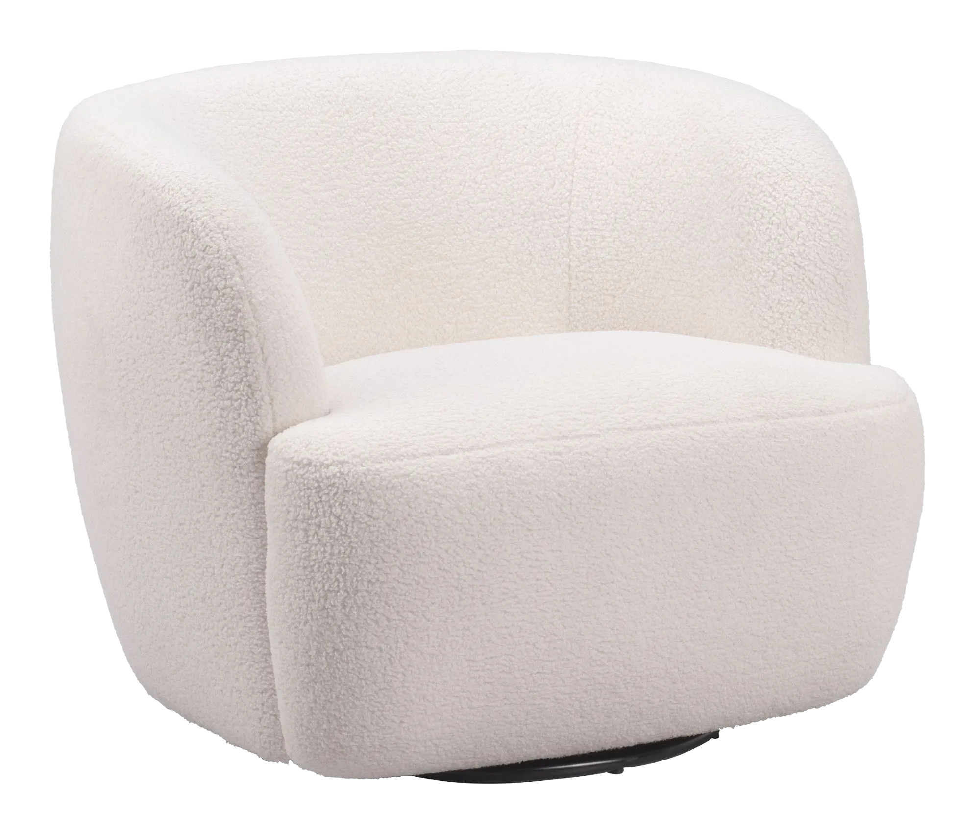 Govan Swivel Chair Ivory