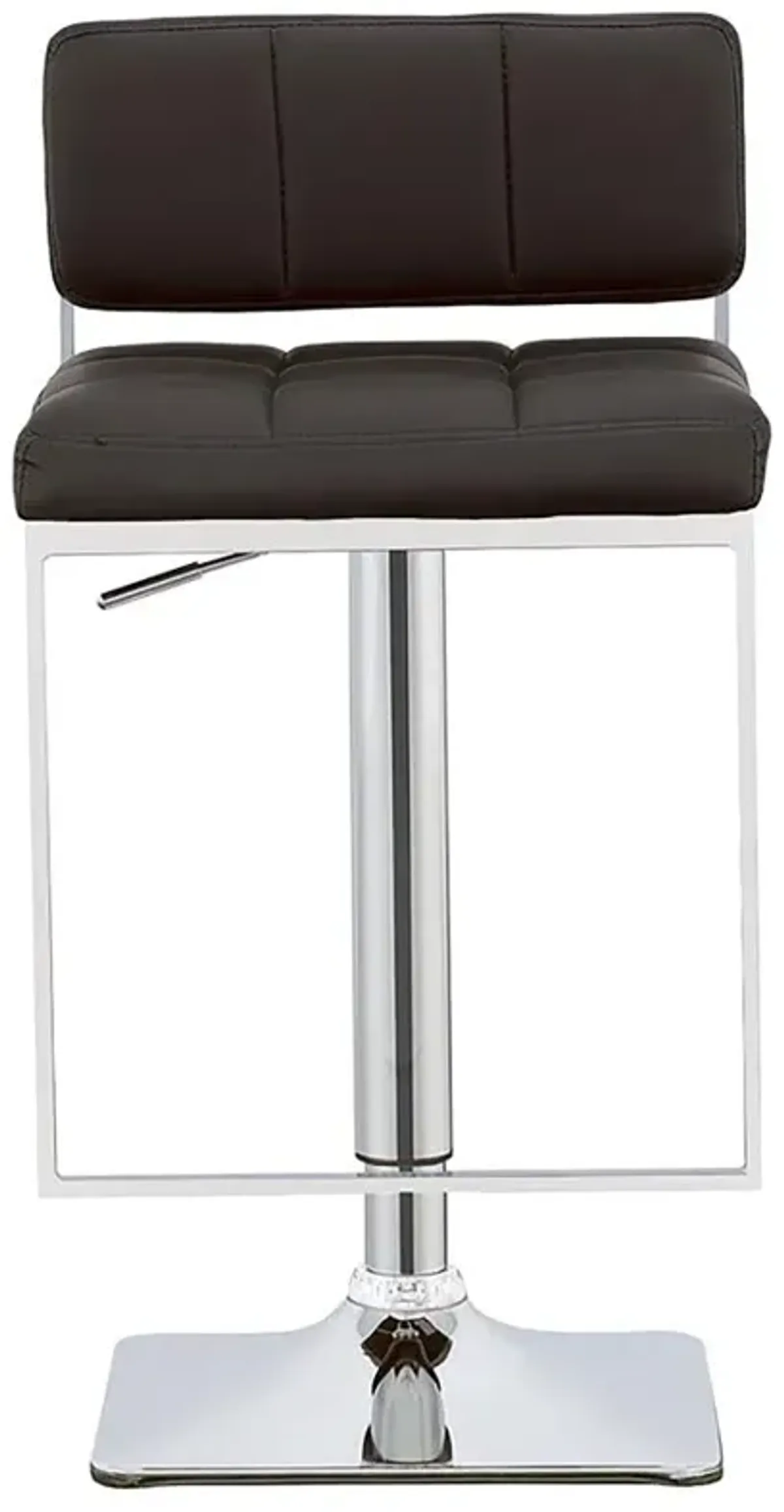 Alameda Adjustable Bar Stool Chrome and Black