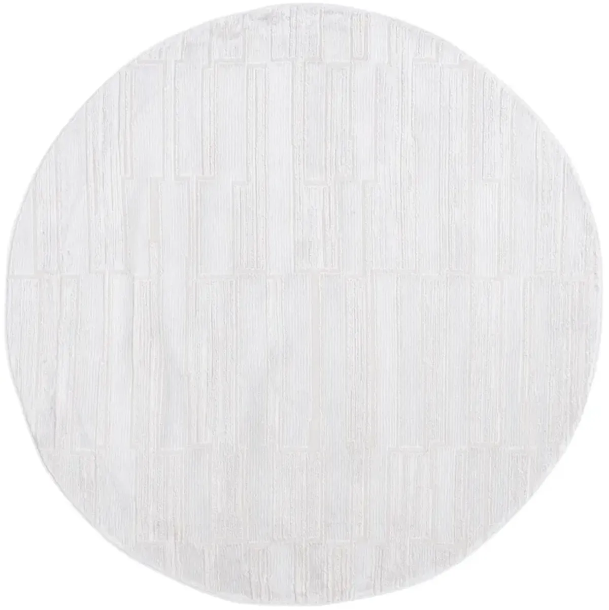 KINGSTON 100 IVORY  6'-7' x 6'-7' Round Round Rug