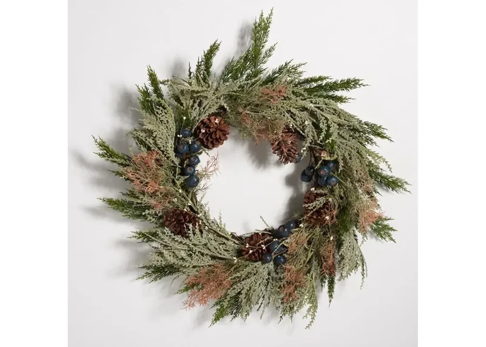 FAUX 24" PINE WREATH