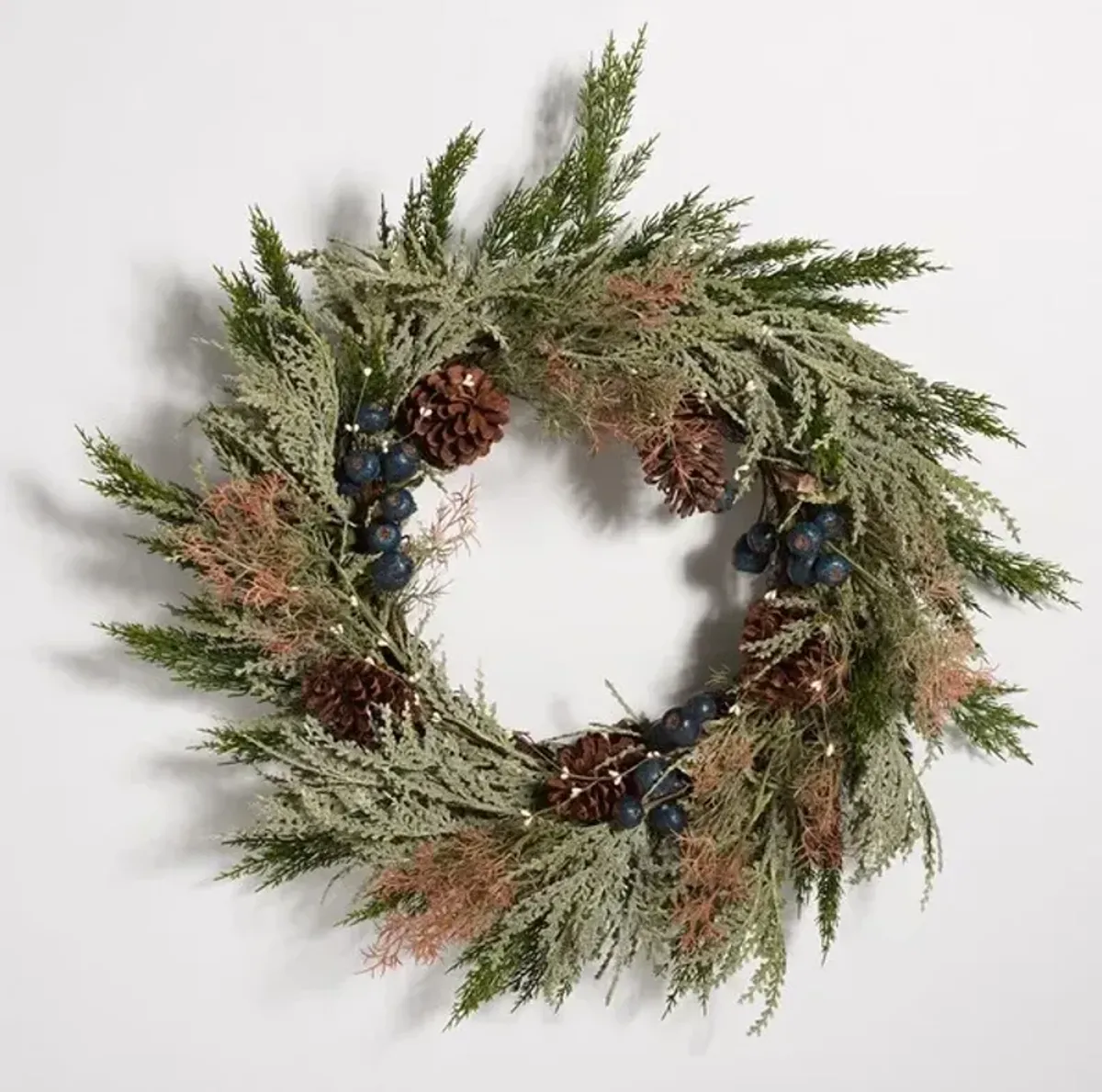 FAUX 24" PINE WREATH