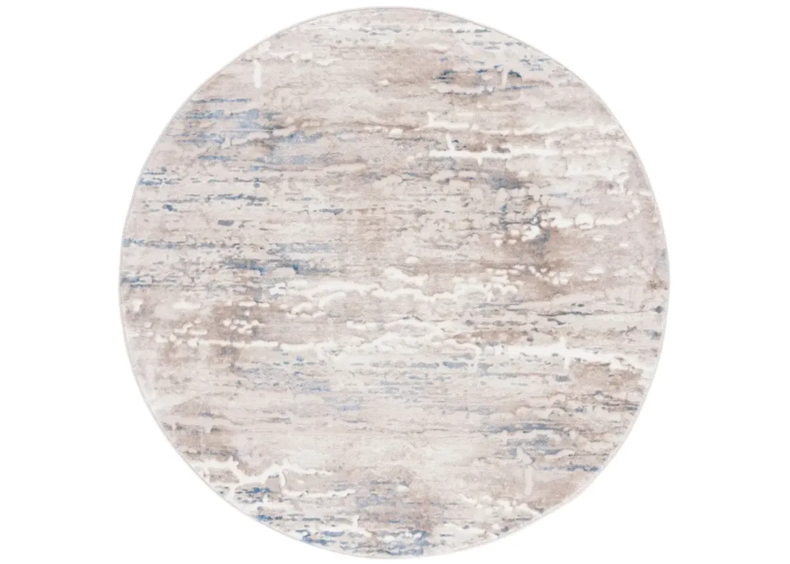 PRESTIGE 122 IVORY  6'-7' x 6'-7' Round Round Rug