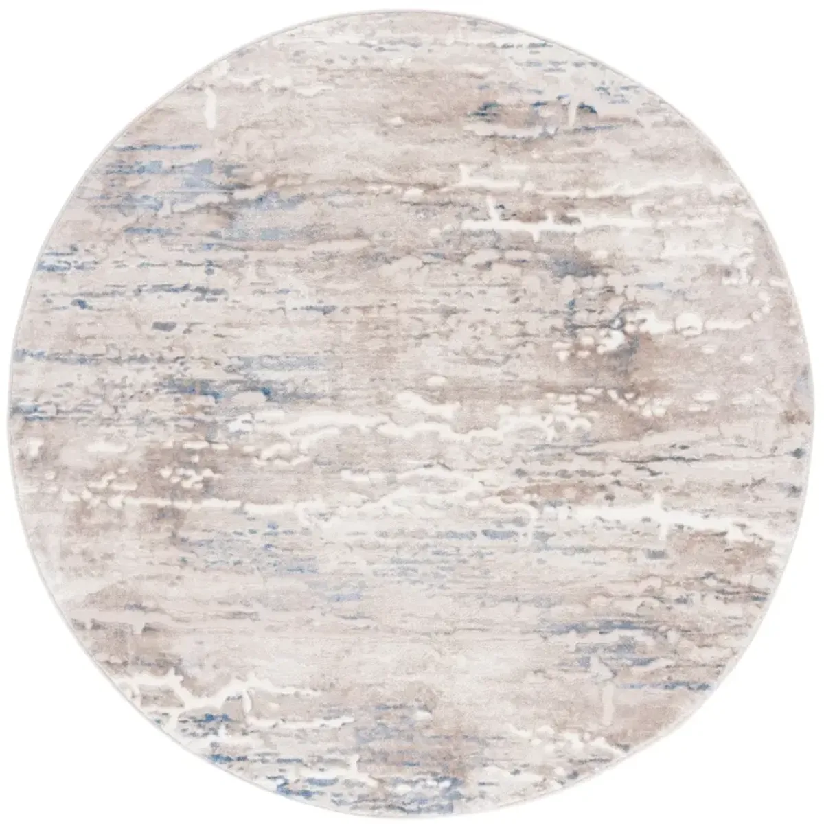 PRESTIGE 122 IVORY  6'-7' x 6'-7' Round Round Rug