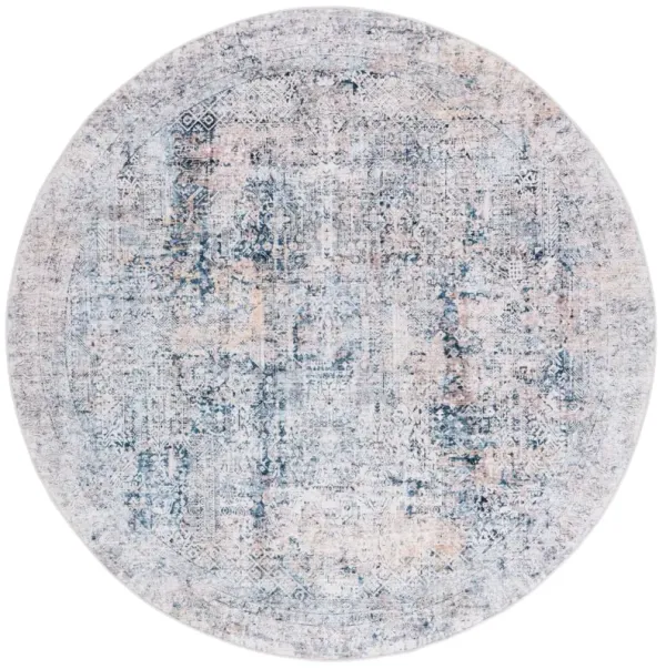 ARIZONA 539 NAVY  6' x 6' Round Round Rug