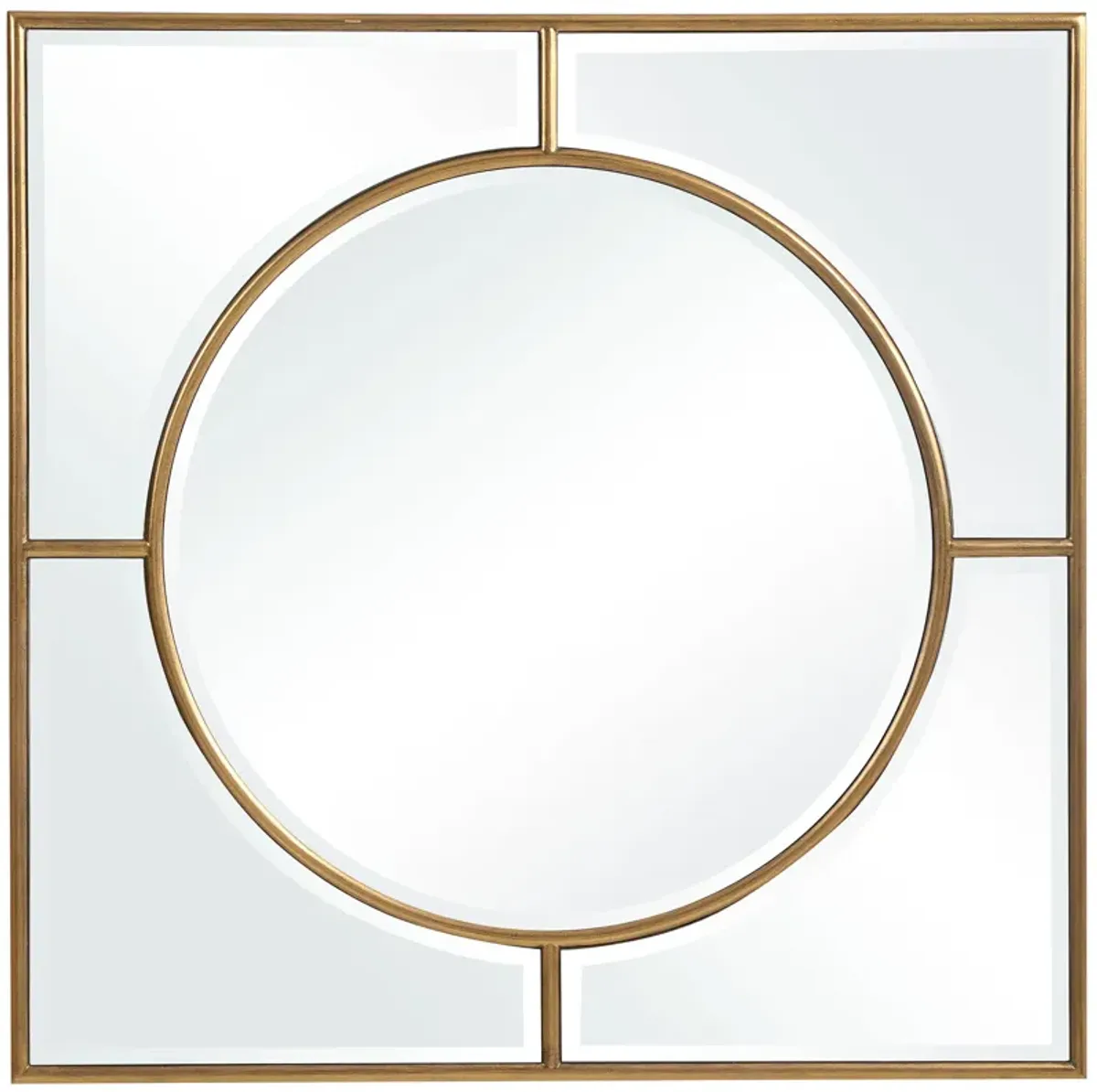 Stanford Gold Square Mirror