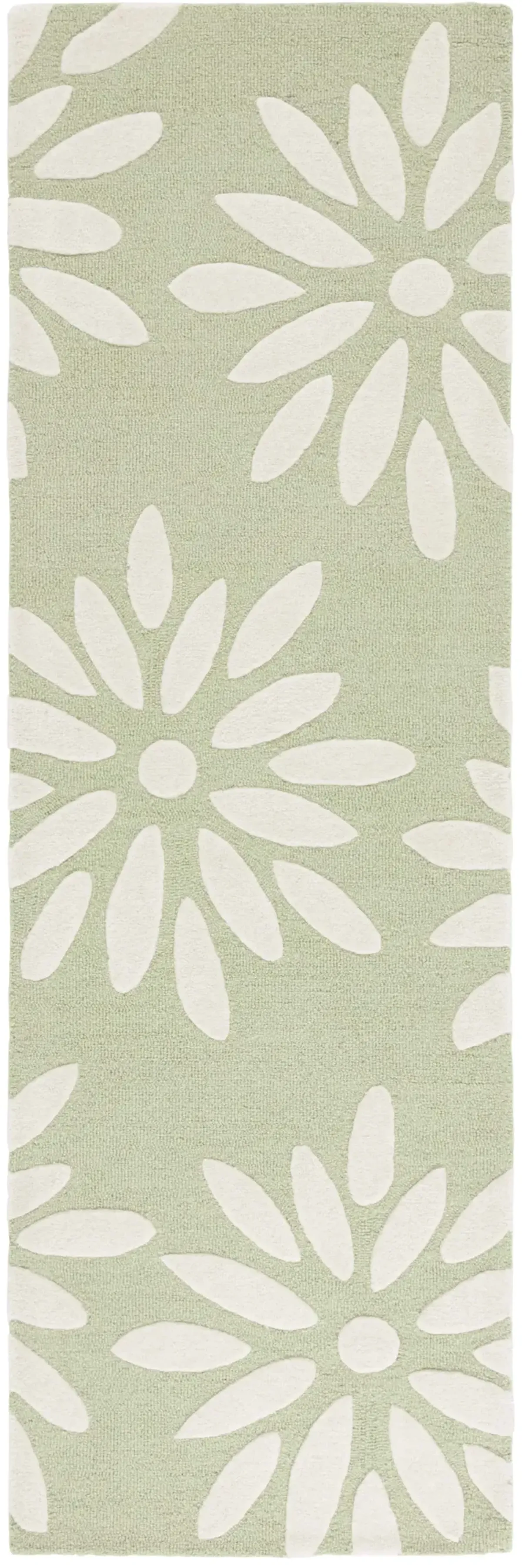 SAFAVIEH KIDS 914 DAISY SAGE  2'-6' x 8' Runner Rug