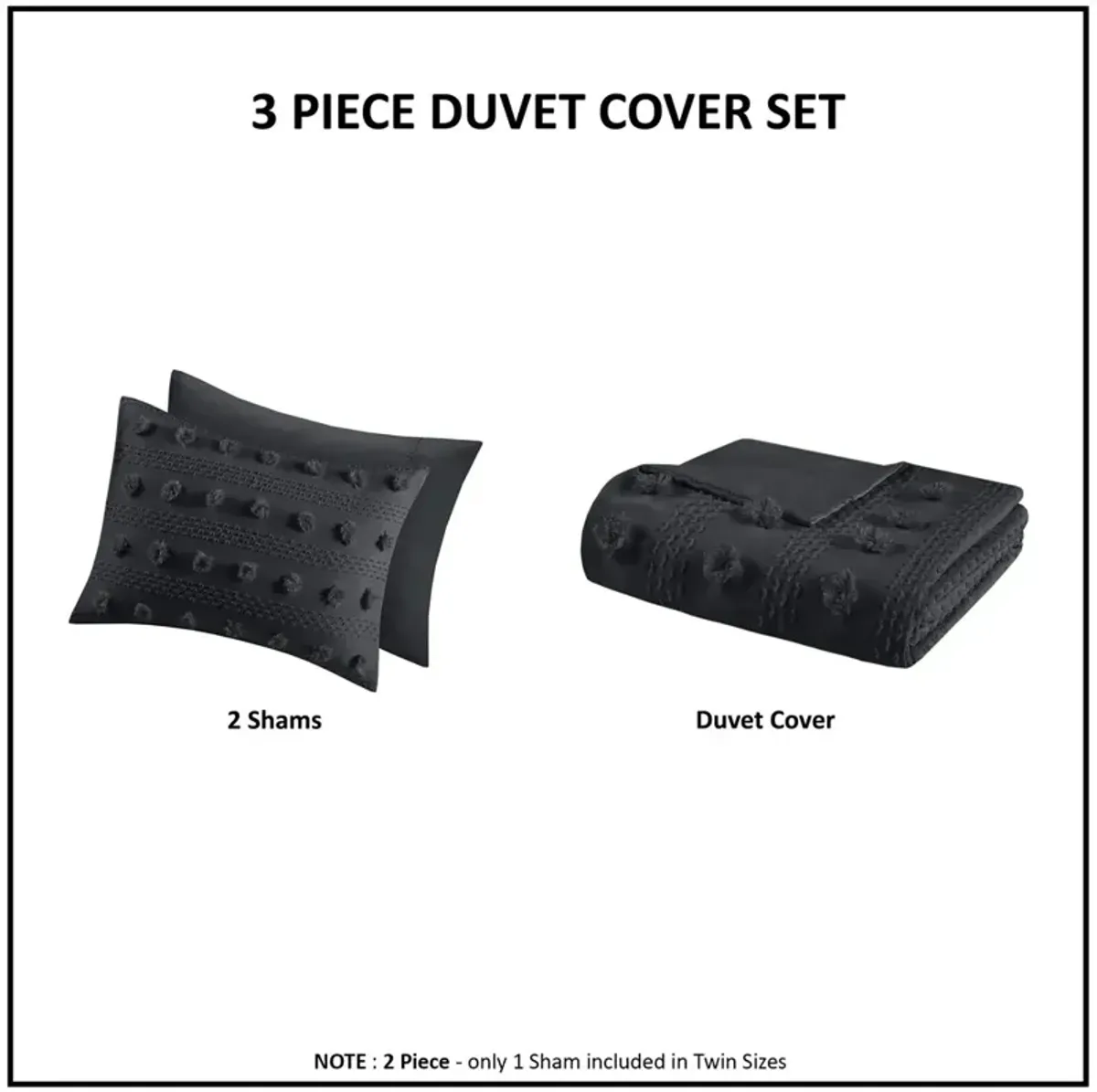 Clip Jacquard Duvet Cover Set