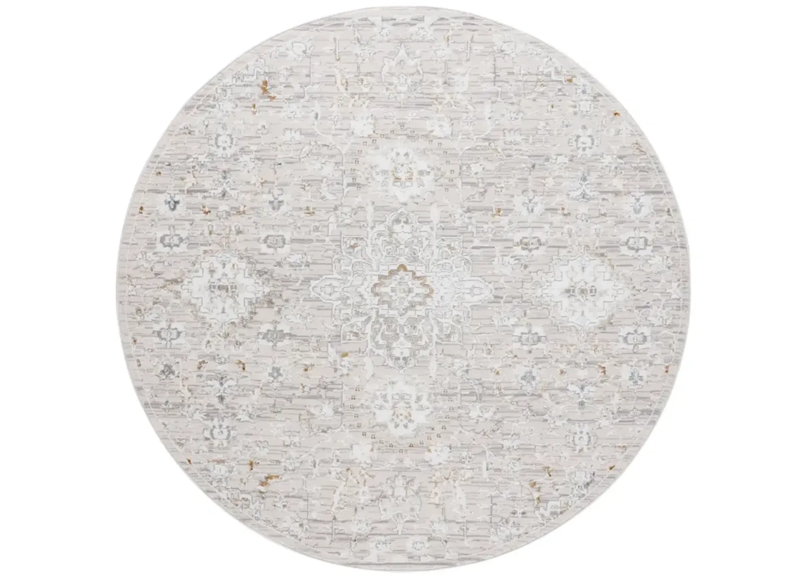 EASTON 103 IVORY  6'-7' x 6'-7' Round Round Rug