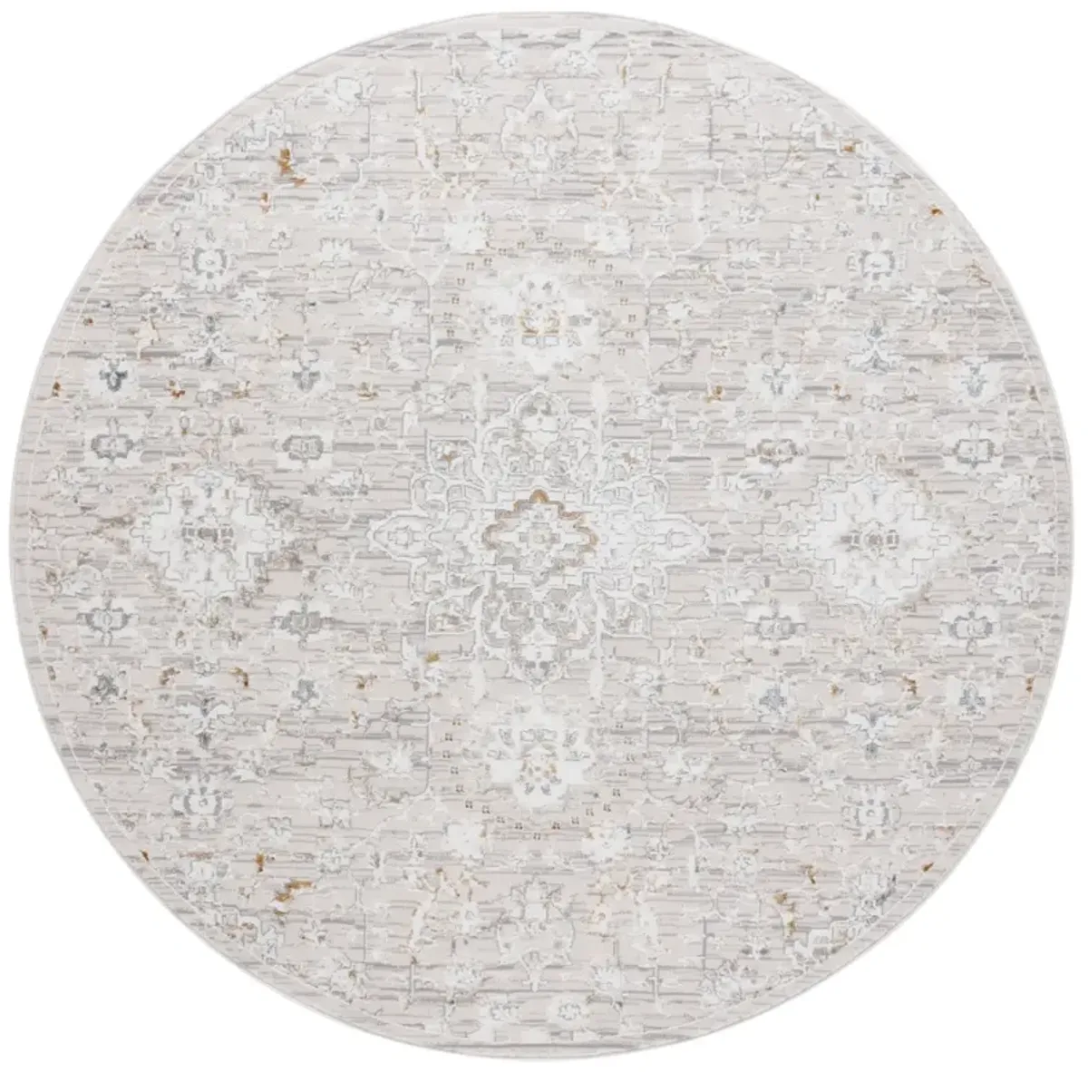 EASTON 103 IVORY  6'-7' x 6'-7' Round Round Rug