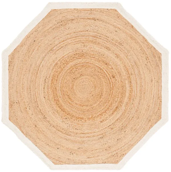 NATURAL FIBER Hand Woven 3' x 3' Novelty area rug