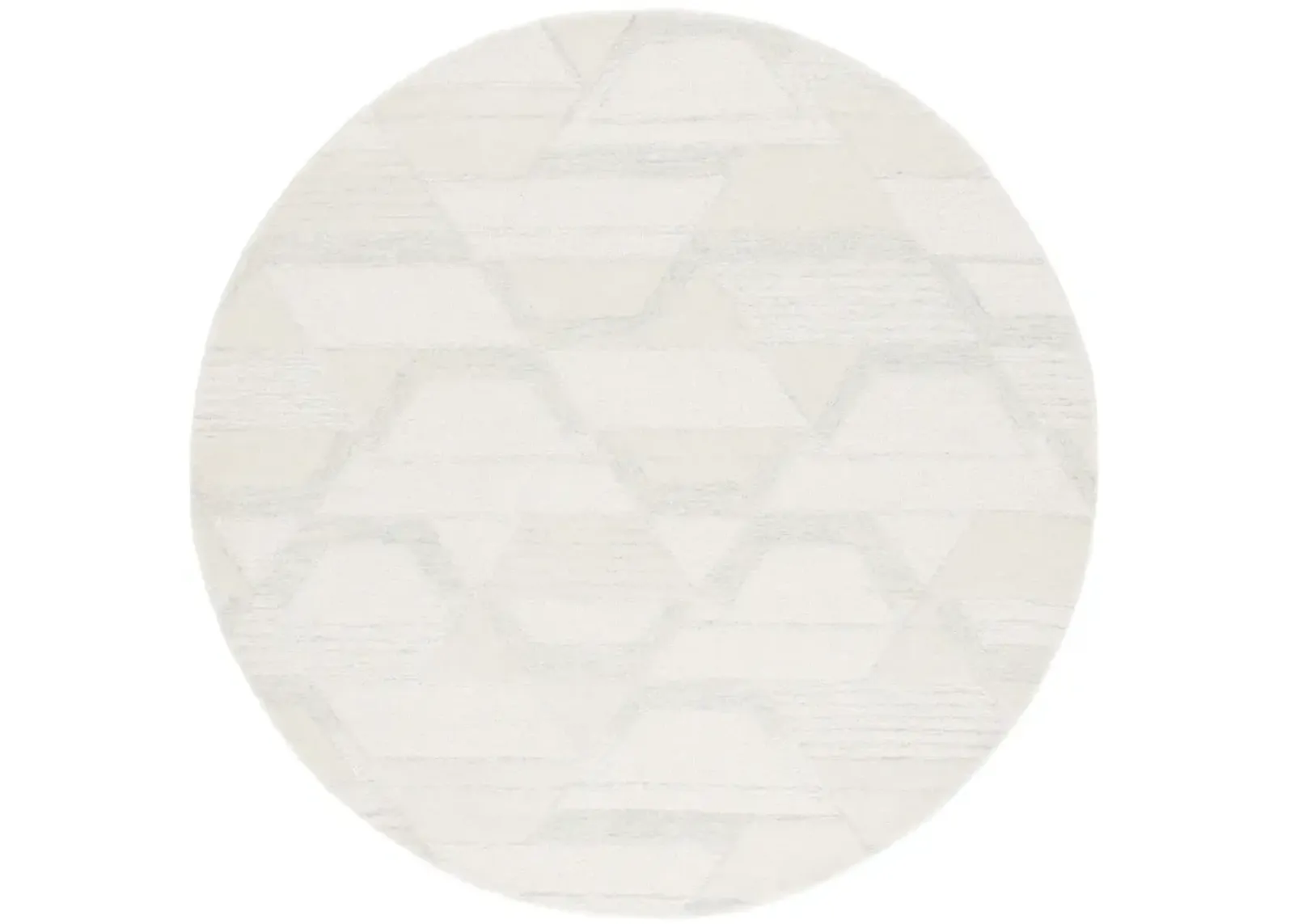 MYKONOS 102 IVORY  6' x 6' Round Round Rug