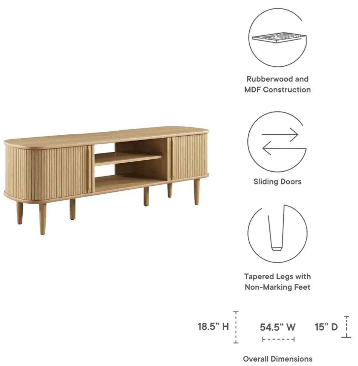 Contour 55" TV Stand