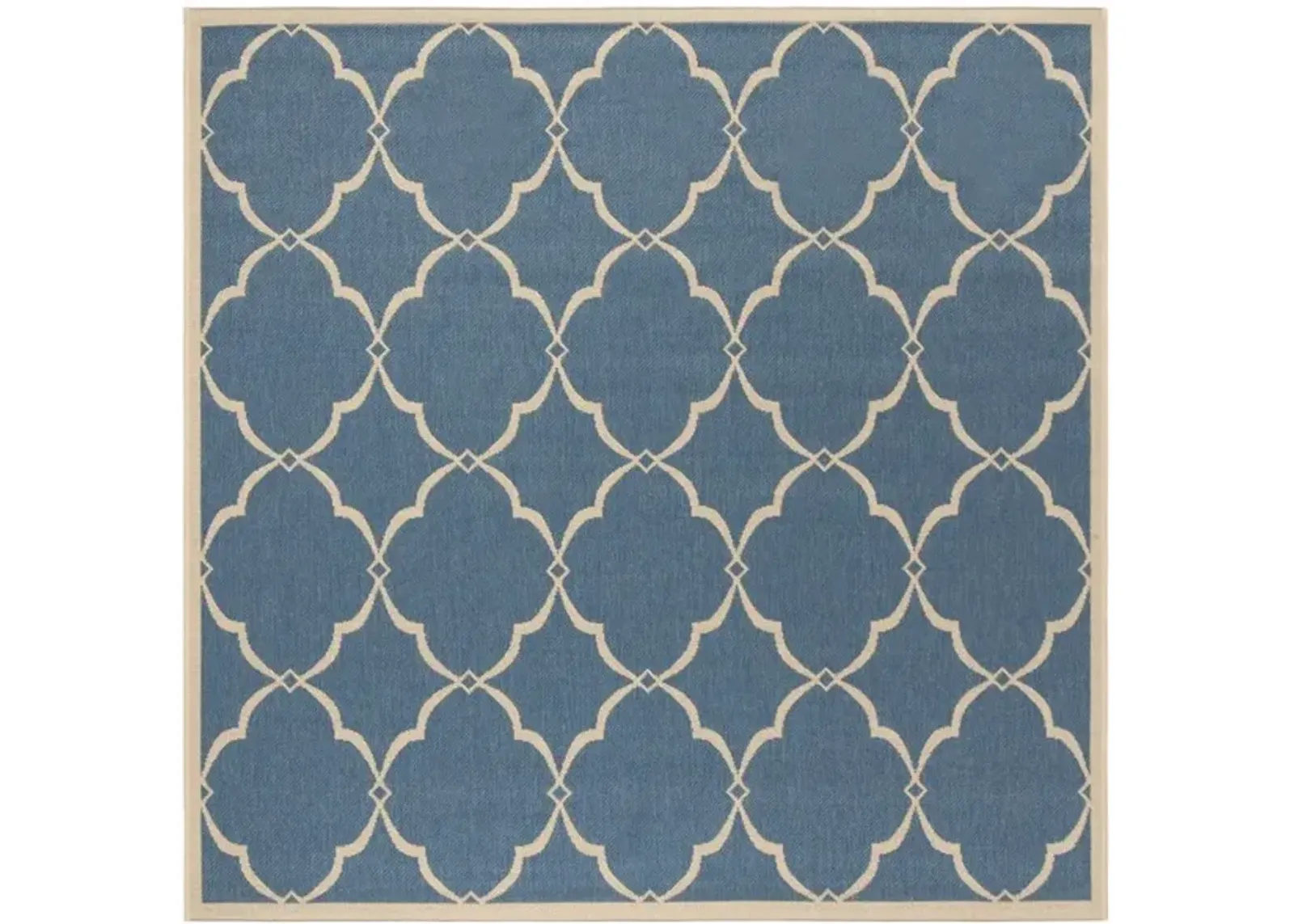 LINDEN 125 Collection LND125M-6SQ Blue / Creme 6'-7" X 6'-7" Square