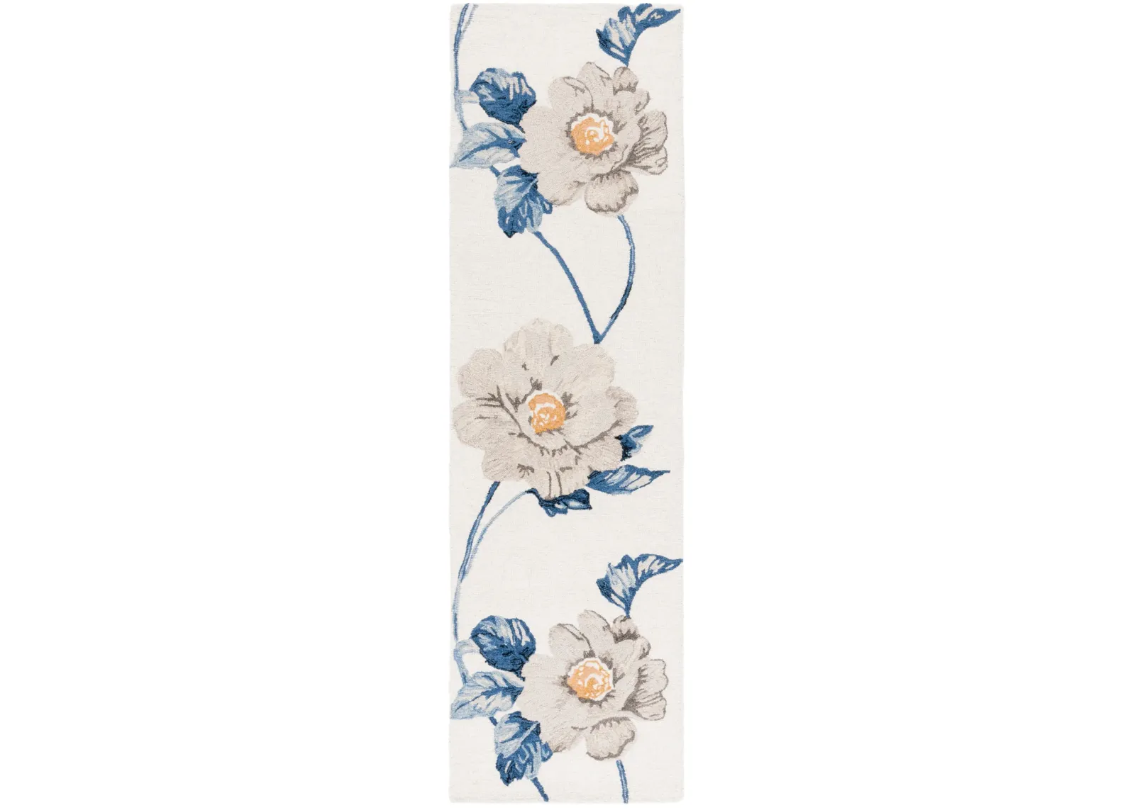 JARDIN 739 IVORY  2'-3' x 8' Runner Rug