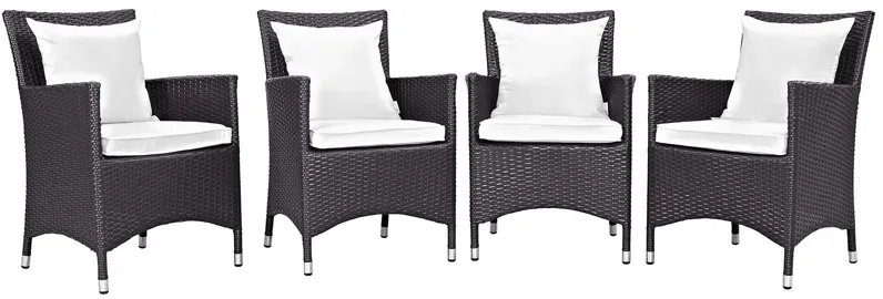 Convene 4 Piece Outdoor Patio Dining Set