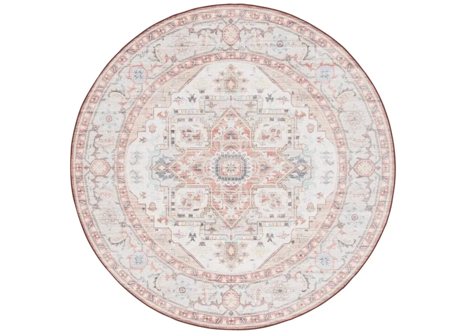 ARIZONA 913 LIGHT RUST  6' x 6' Round Round Rug