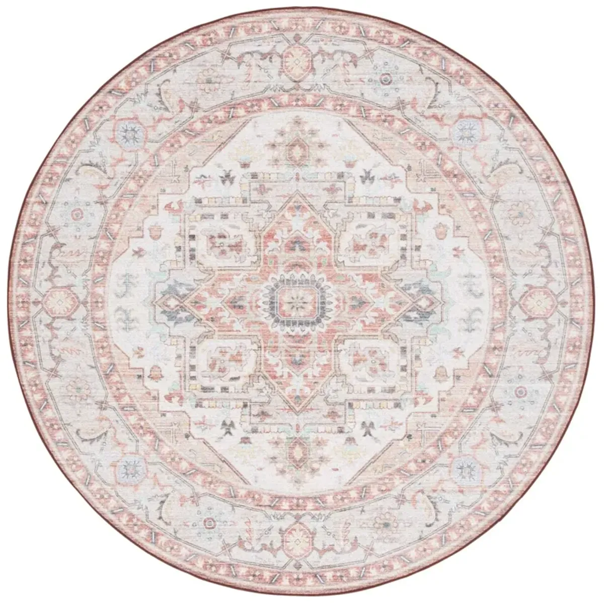 ARIZONA 913 LIGHT RUST  6' x 6' Round Round Rug