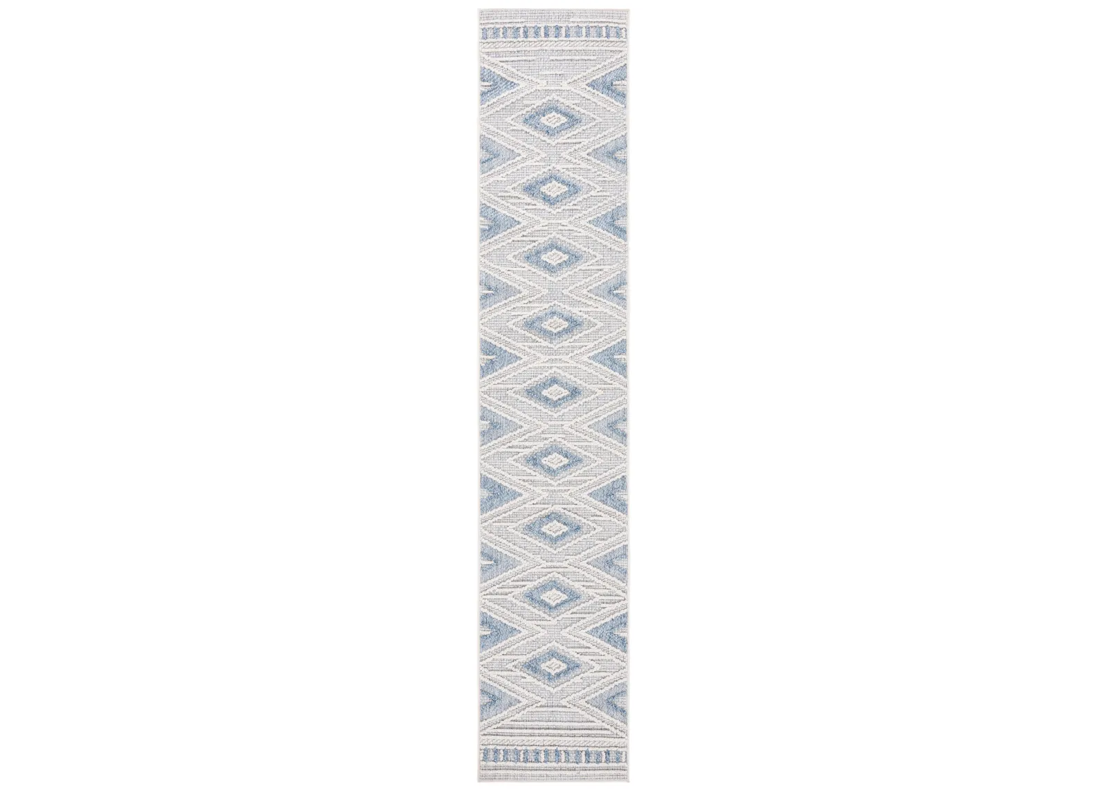 SANTORINI 104 BLUE  2' x 10' Runner Rug