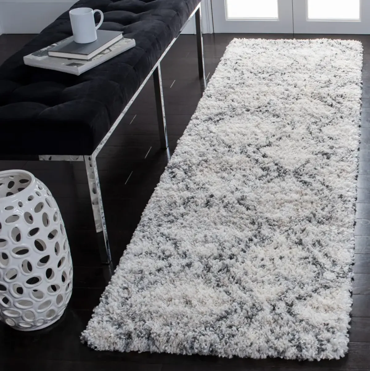 FONTANA SHAG Runner Power Loomed 2'-3" X 8' Rug