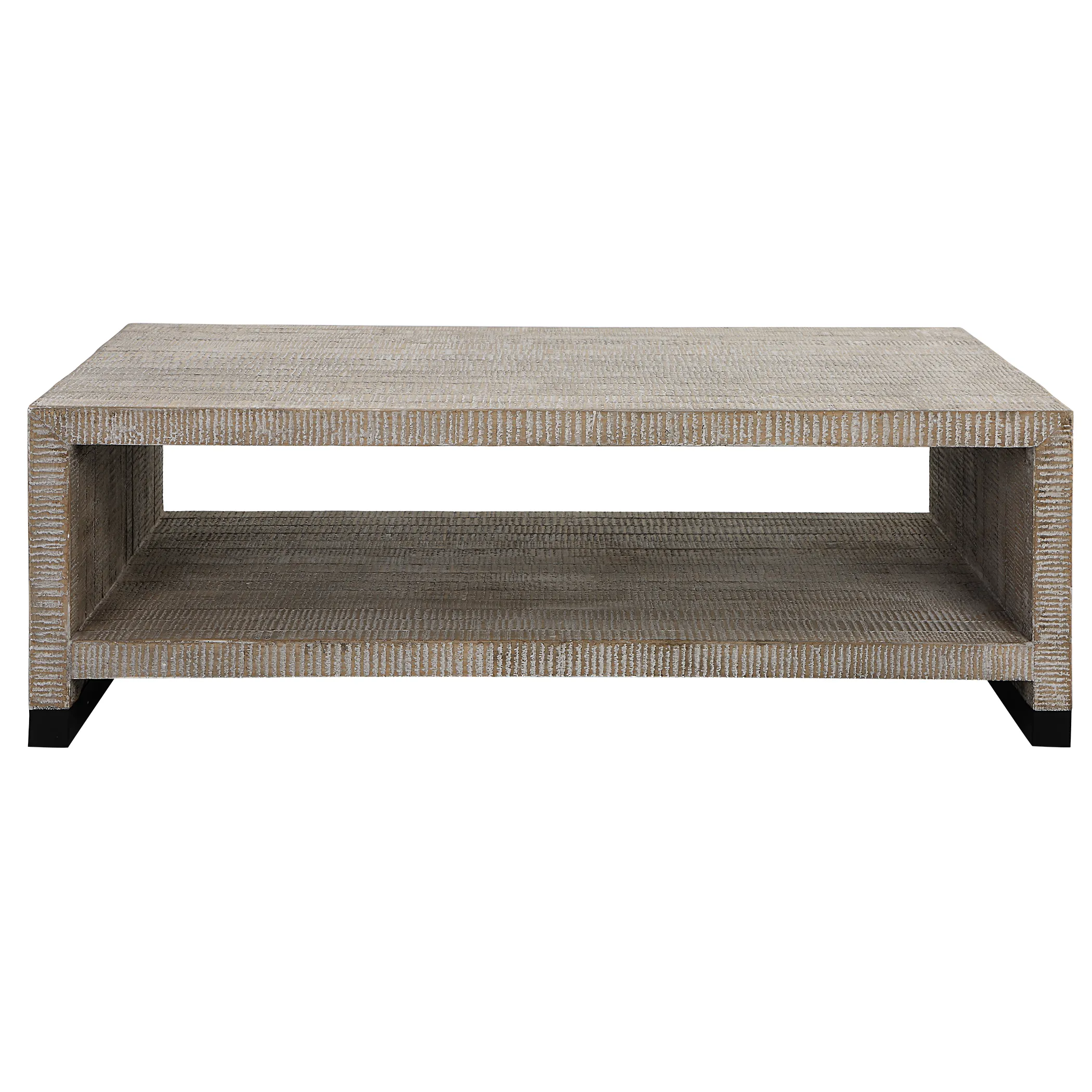 Bosk White Washed Coffee Table