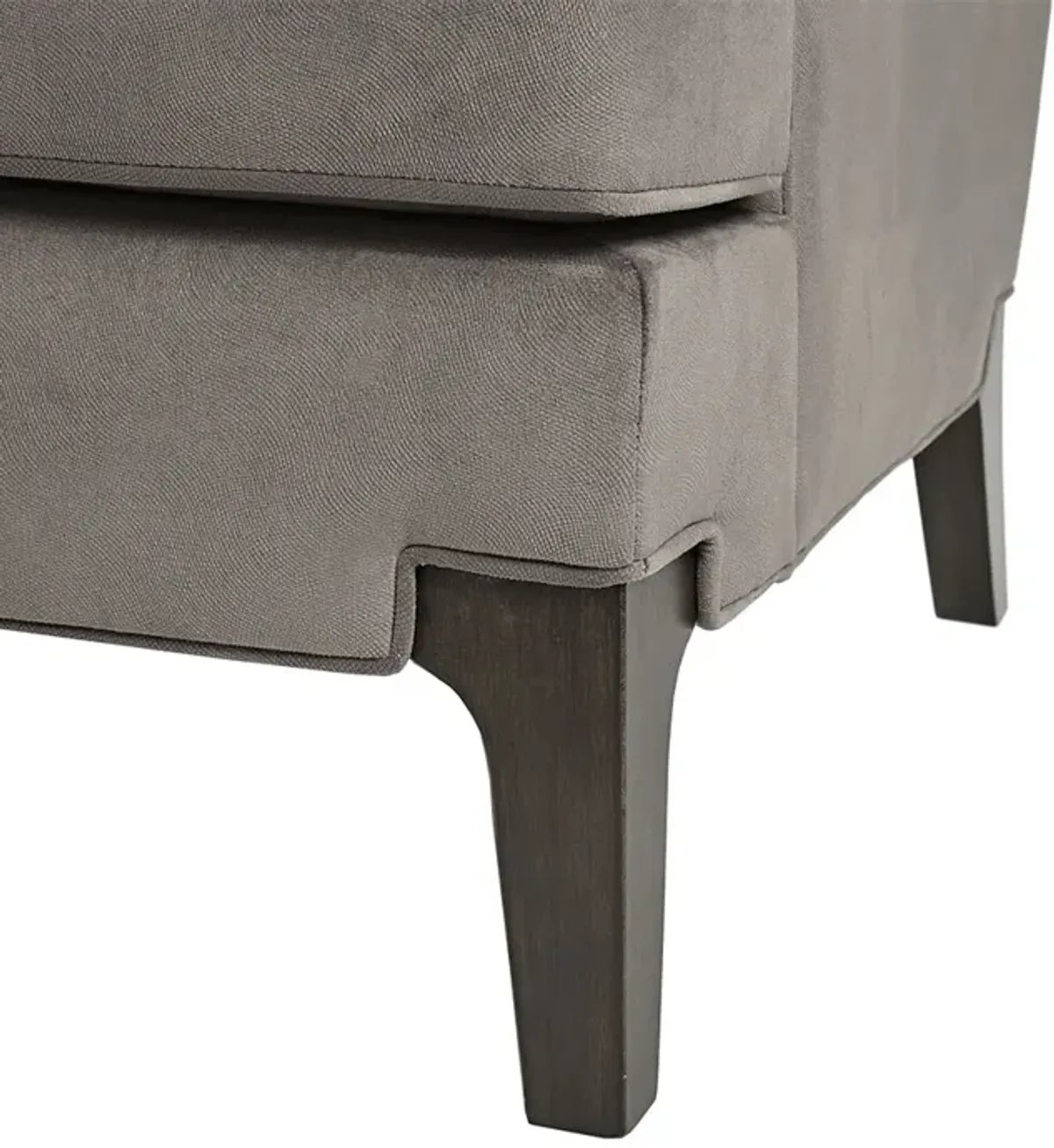 Martha Stewart Anna Light Grey Arm Accent Chair