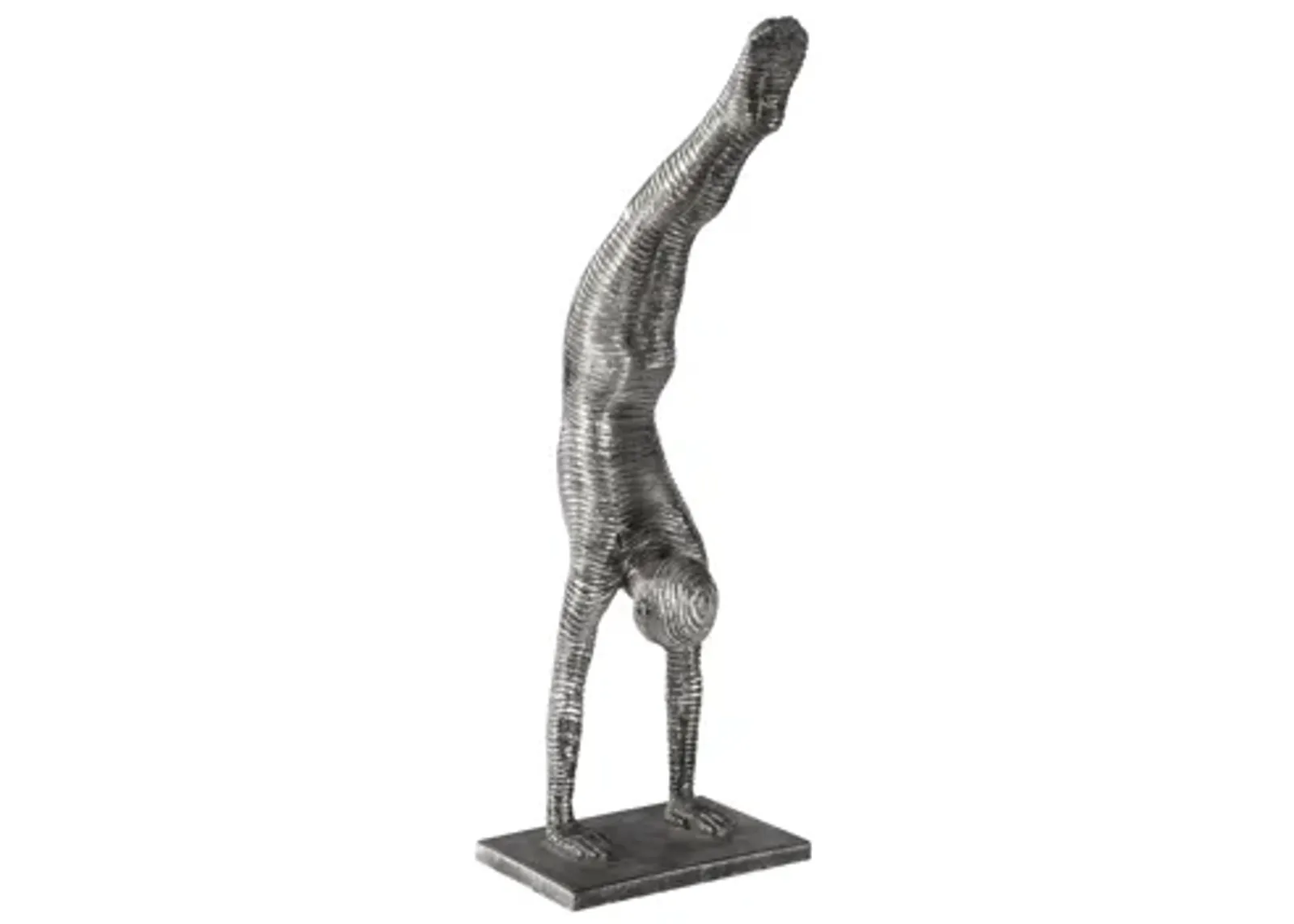 Handstand Sculpture, Aluminum, Small