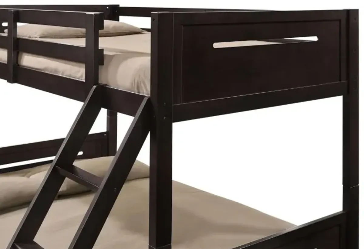 Littleton Twin Over Full Bunk Bed Espresso