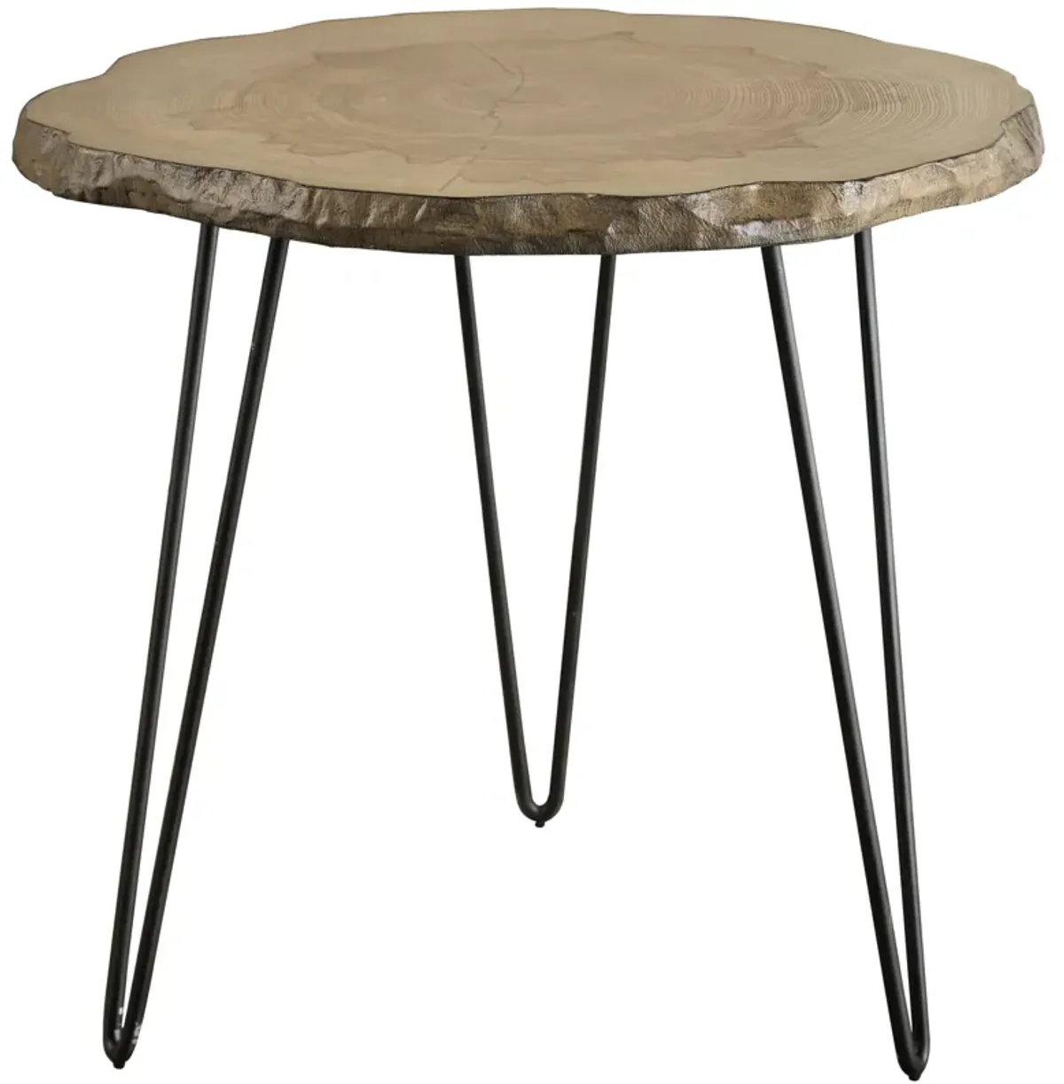 Runay Wood Slab Side Table