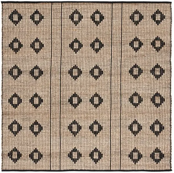 NATURAL FIBER 898 NATURAL  6' x 6' Square Square Rug