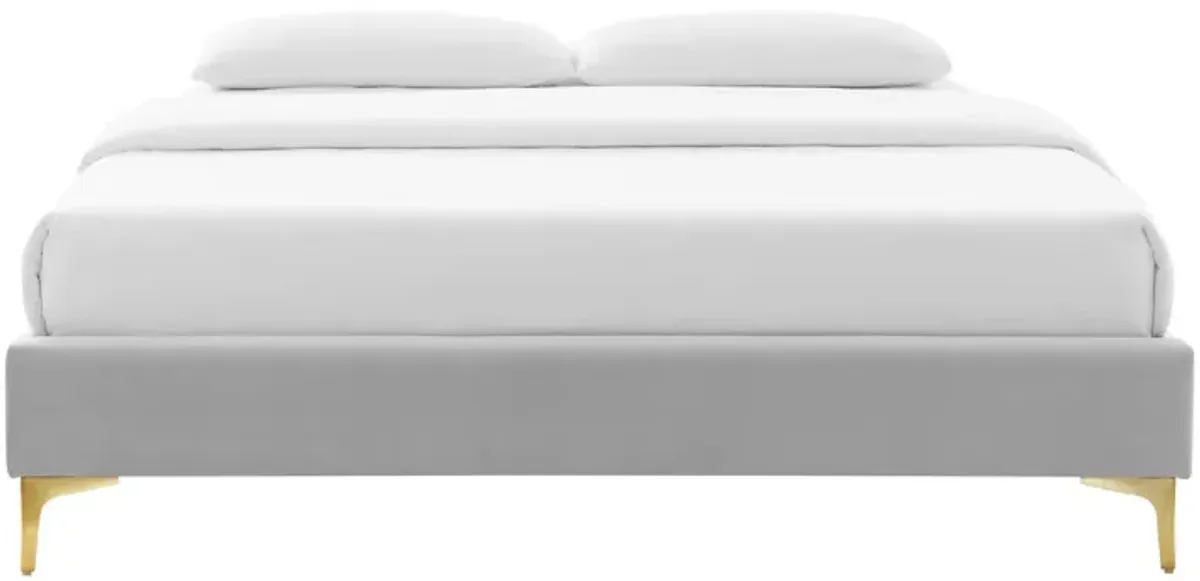 Sutton Twin Performance Velvet Bed Frame