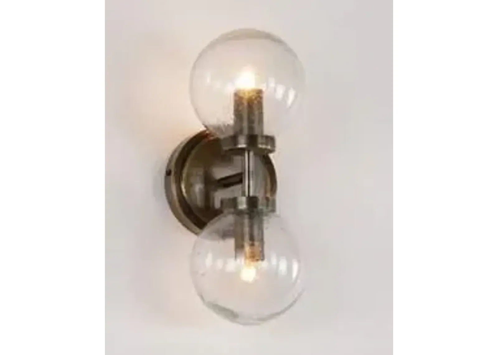 Lit Edison Sconce