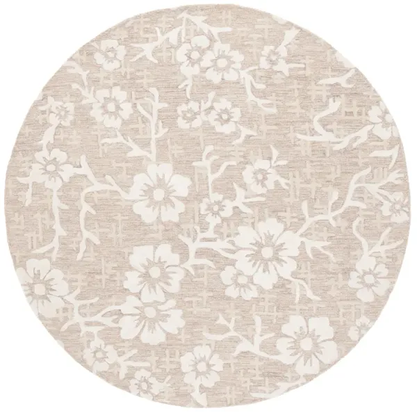 GLAMOUR Hand Tufted 6' x 6' Round area rug