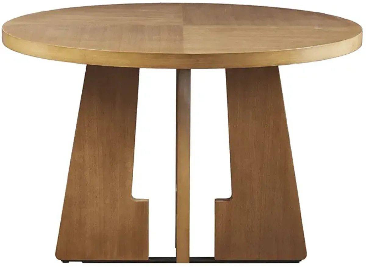 INK+IVY Kennedy Pecan 44" Round Dining Table