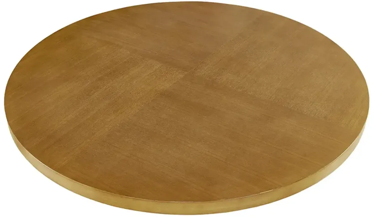 INK+IVY Kennedy Pecan 44" Round Dining Table