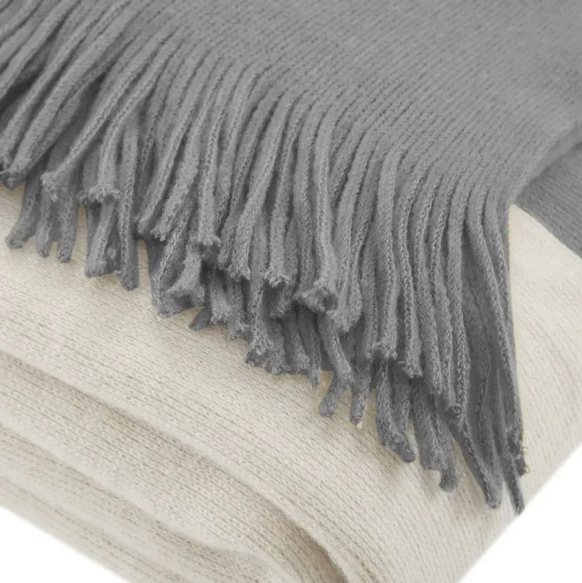 Stockholm Block Faux Cashmere Throw