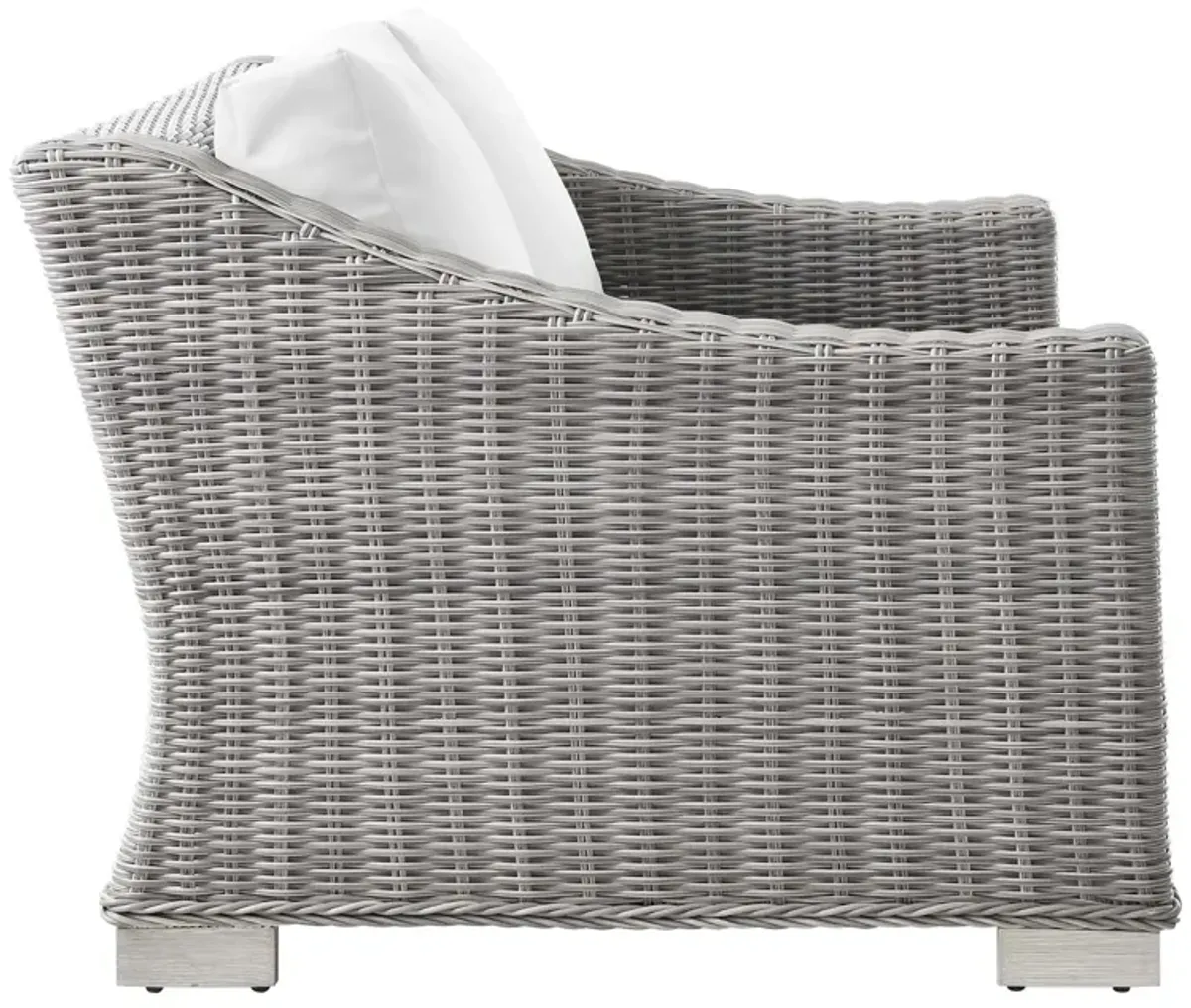 Conway Outdoor Patio Wicker Rattan Loveseat