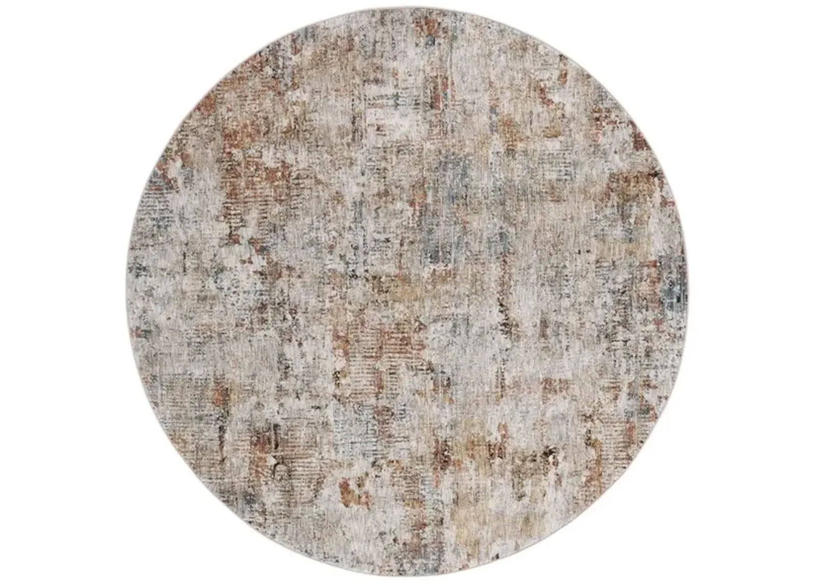 SILVERADO 102 Brown 6'-4' x 6'-4' Round Round Rug