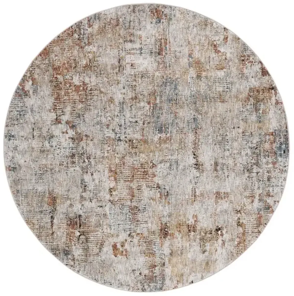 SILVERADO 102 Brown 6'-4' x 6'-4' Round Round Rug